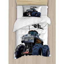 Monster Truck Pirate Duvet Cover Set