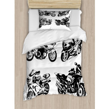 Motorbikes Duvet Cover Set