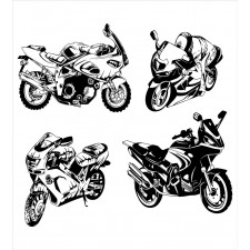 Motorbikes Duvet Cover Set