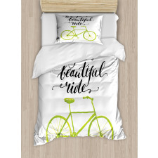 Life is a Bike Ride Duvet Cover Set