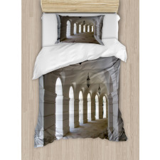 Medieval Art Corridor Duvet Cover Set