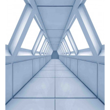 Corridor of Spaceship Duvet Cover Set