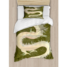 Chinese Dragon Eastern Duvet Cover Set