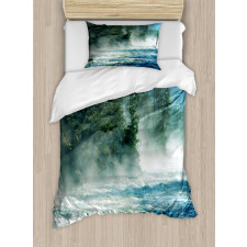 River Trees Nature Duvet Cover Set