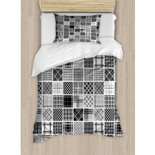 Plaid Patchwork Retro Duvet Cover Set