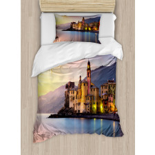 Old Mediterranean Town Duvet Cover Set