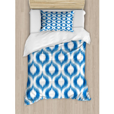 Blurry Damask Motifs Duvet Cover Set