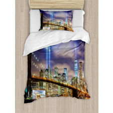 Manhattan Skyline USA Duvet Cover Set