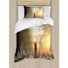 Utopia Metropolis Urban Duvet Cover Set