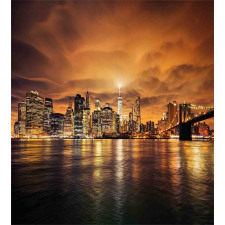Manhattan at Sunset Duvet Cover Set
