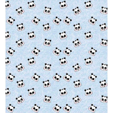 Funny Cartoon Panda Baby Duvet Cover Set