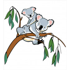 Koala Eucalyptus Duvet Cover Set