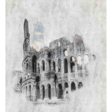 Colosseum Rome Sketch Duvet Cover Set