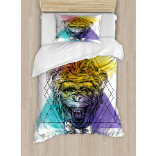 Funny Geometric Duvet Cover Set