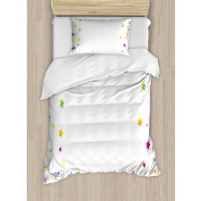 Vivid Stars Design Duvet Cover Set