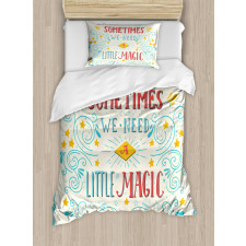 Magic Words Art Duvet Cover Set