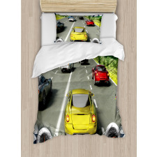 Sports Racing Theme Duvet Cover Set