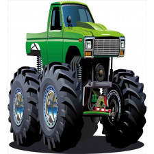 Monster Pickup Truck Duvet Cover Set