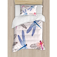 Dragonfly Wings Art Duvet Cover Set