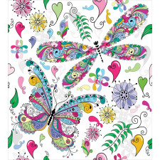 Paisley Dragonfly Duvet Cover Set