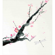 Cherry Sakura Tree Duvet Cover Set