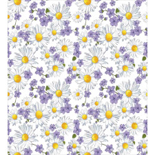 Blossoming Wild Flowers Duvet Cover Set