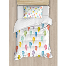 Colorful Balloons Duvet Cover Set