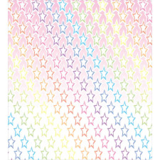 Stars in Rainbow Colors Duvet Cover Set