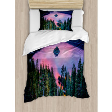 Forest and Lake View Duvet Cover Set