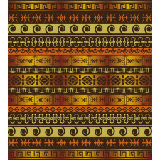 Geometric Indigenous Art Duvet Cover Set