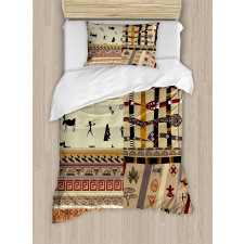 Primitive Native Animals Duvet Cover Set