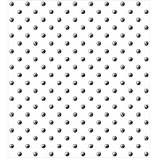 Polka Dots Yin Yang Duvet Cover Set