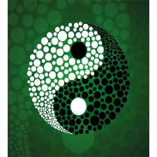 Ying Yang Green Harmony Duvet Cover Set