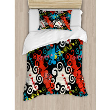 Grunge Street Art Duvet Cover Set