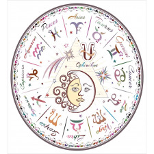 Astrological Horoscope Duvet Cover Set
