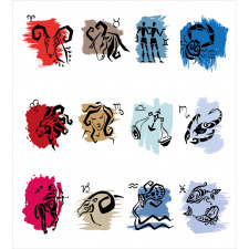 Zodiac Signs Artwork Duvet Cover Set