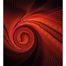 Surreal Waves Spiral Art Duvet Cover Set
