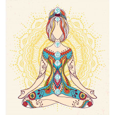 Lotus Pose Inner Peace Duvet Cover Set
