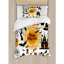 Happy Ghost Duvet Cover Set