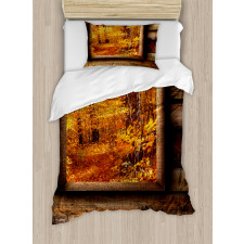 View from Rustic Cottage Duvet Cover Set