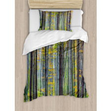 Autumn Season Beech Forest Duvet Cover Set