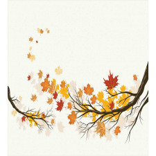 Seasonal Tree Branches Autumn Duvet Cover Set