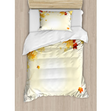 Autumn Leaves and Tree Duvet Cover Set