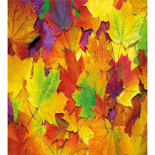 Colorful Maple Leaves Duvet Cover Set