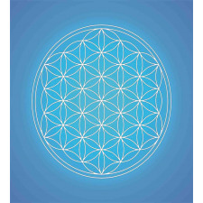 Flower of Life Grid Duvet Cover Set