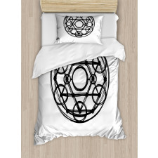 Sketch Triangles Duvet Cover Set