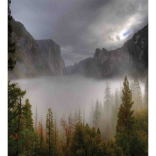 Valley Yosemite in Fall Duvet Cover Set