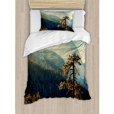 Misty Morning Yosemite Duvet Cover Set