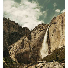 Waterfall Yosemite Park Duvet Cover Set