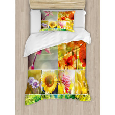 Flower Countryside View Duvet Cover Set